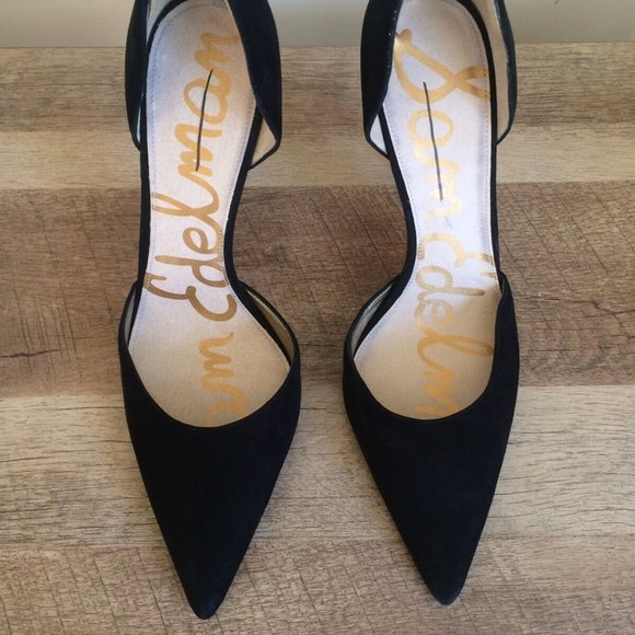 SAM EDELMAN Telsa D'Orsay Suede Pumps, 10.5 - Picture 4 of 10